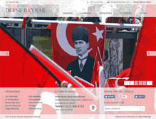 Tablet Screenshot of defnebayrak.com